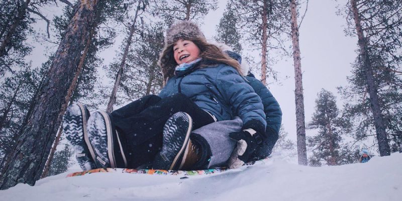 April is de ideale periode om met kinderen naar Lapland te reizen