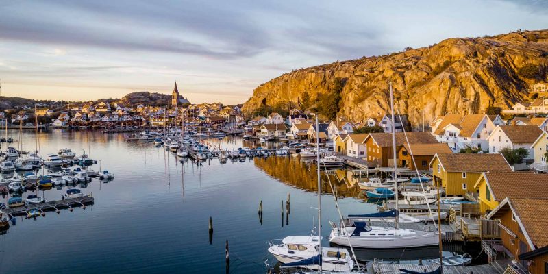 De schilderachtige Bohuslan kust in Zweden