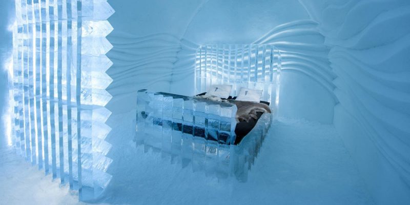 ijskamer van het ICEhotel