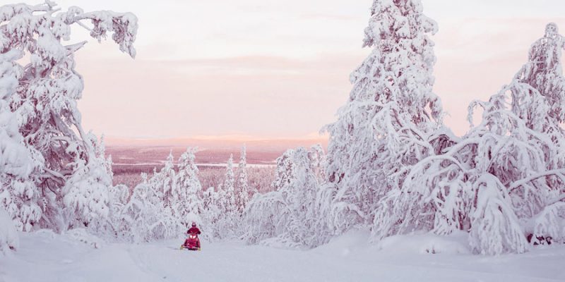 Sneeuwscooter Harriniva Finland