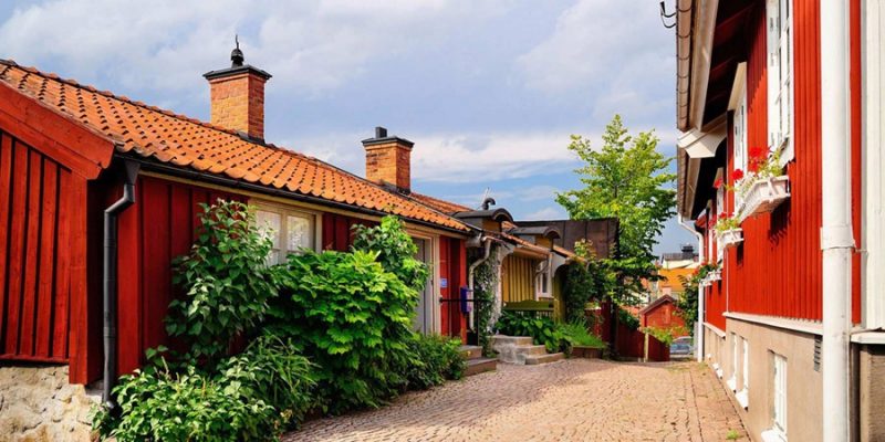 Zweden steegje in Vimmerby