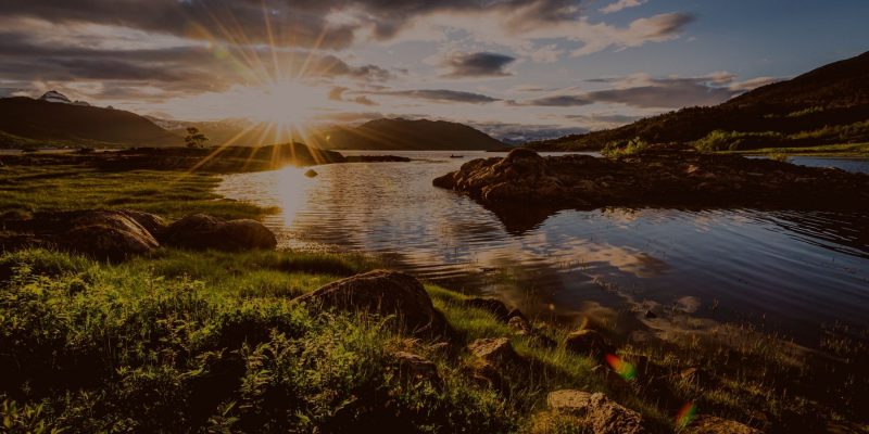 Noorwegen uitzicht zomer Nordic