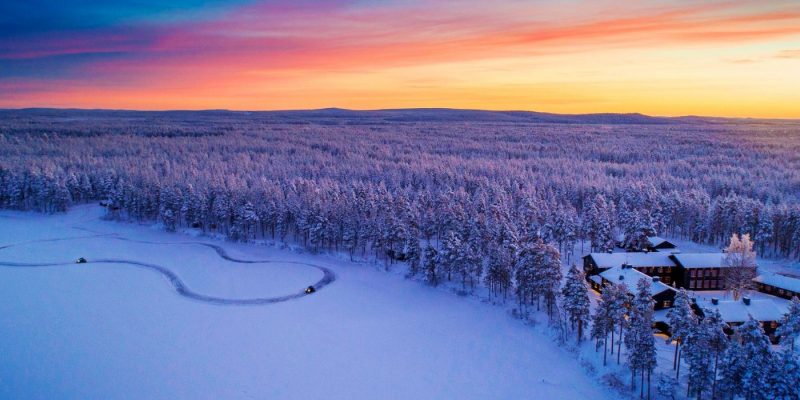Verblijf in de Arctic River Lodge in Lapland
