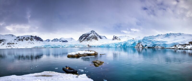 smeerenburg gletsjer tijdens een reis naar Spitsbergen met Nordic
