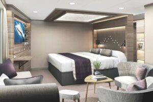 Mini suite aan boord van het schip MS Fram