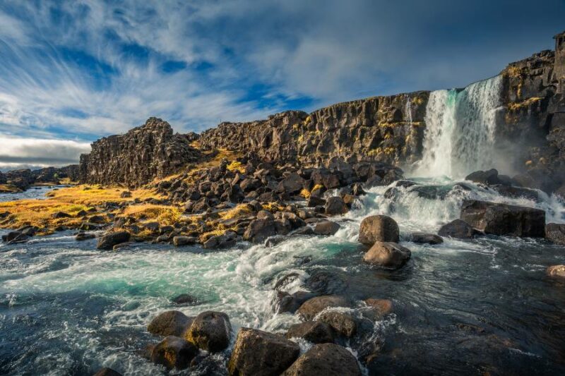 Nationaal Park Thingvellir- in IJsland met Nordic