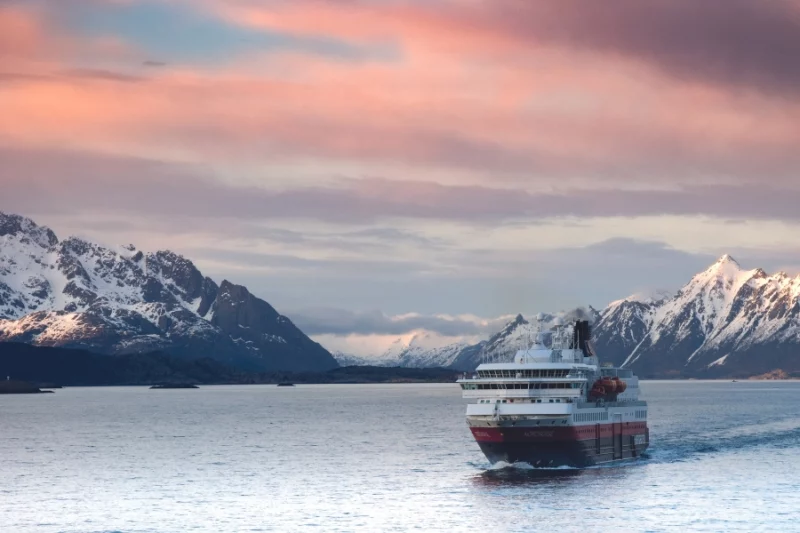 Hurtigruten in Noorwegen