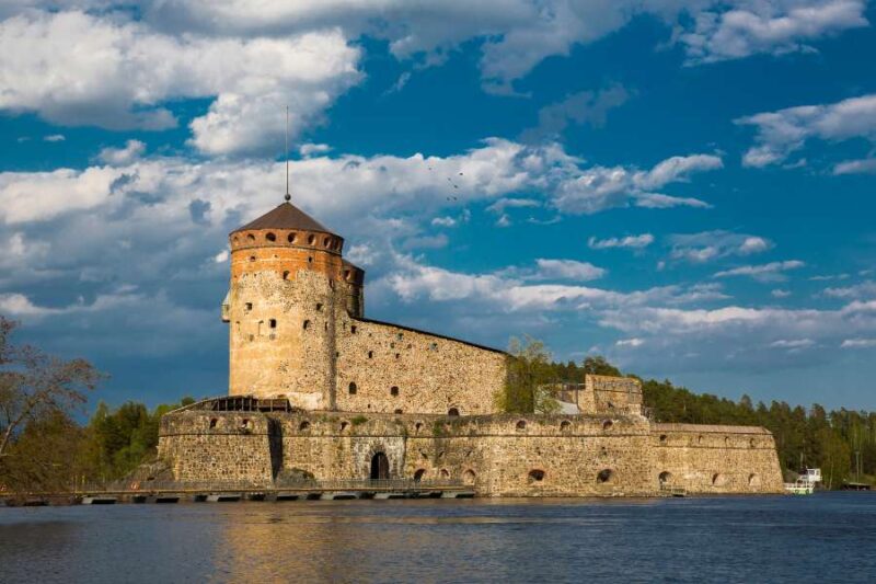 Finland, Savonlinna, Olavinlinna Kasteel