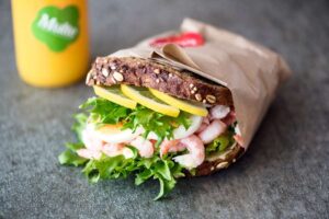 Garnalen sandwich MS Nordnorge