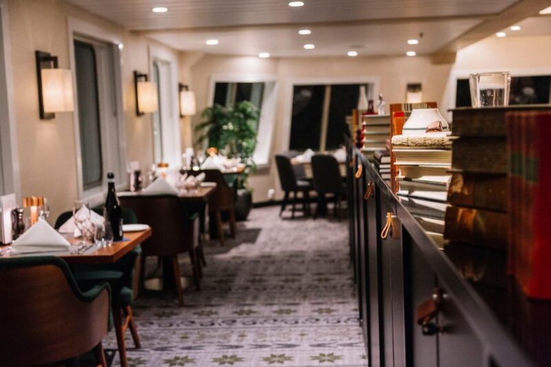 Het restaurant op het MS Spitsbergen