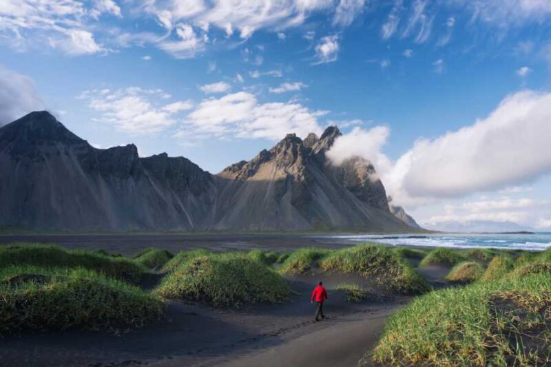 Vulkanisch landschap op IJsland