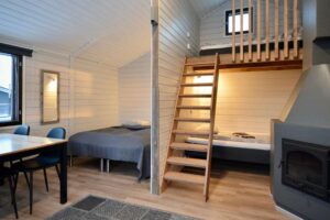 vijfpersoonskamer in aava sky village in finland