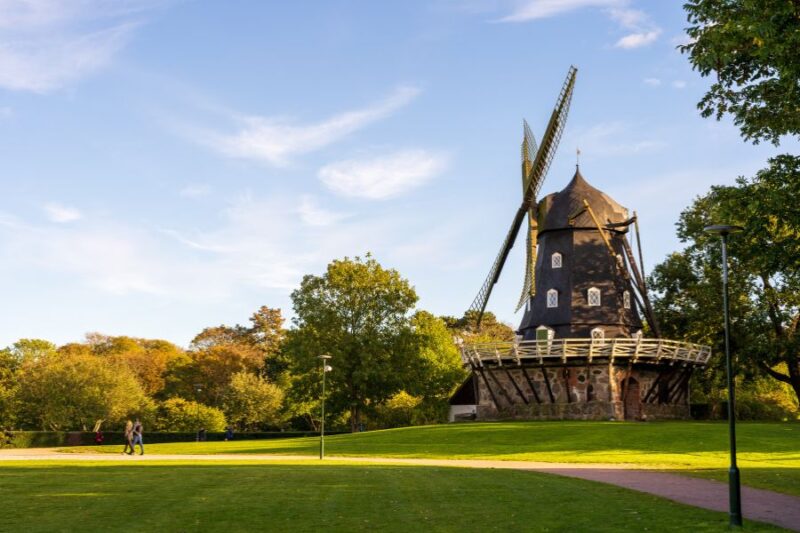 Molen in Malmö in Zweden met Nordic