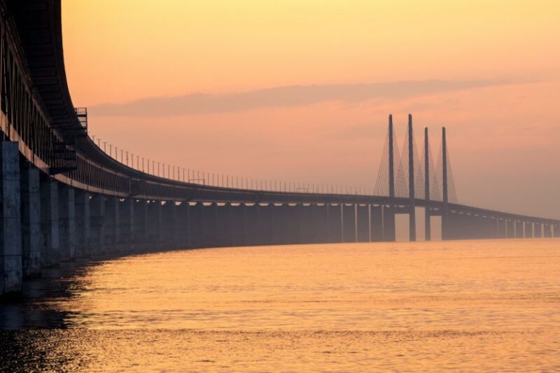 öresundbrug die Malmö en kopenhagen met elkaar verbindt