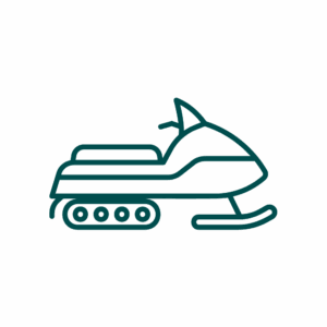 Icoon sneeuwscooter - reizen met Nordic