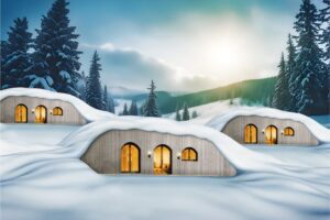 Kaamos Lodge Lapland Winter sneeuw - reizen met Nordic